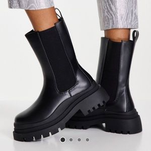 EUC ASOS schuh Anastasia Chunky Calf Boot